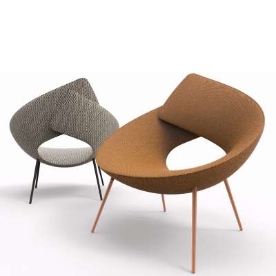 Unique design fabric chair for office living room