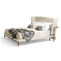 Italian bedroom furniture faux bedding set king size beds