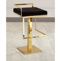 Rose gold stainless steel customized furniture bar stool bar chair