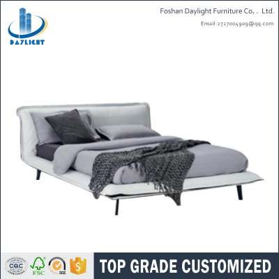 New Simple Design Steel feet Double Bed