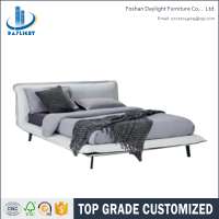 New Simple Design Steel feet Double Bed