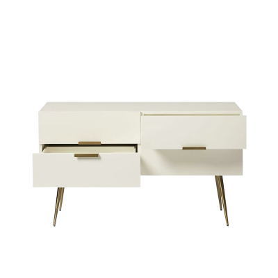 Modern furniture white matte metal sideboard dining room