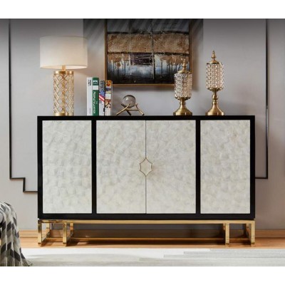 Modern living room wooden shell sideboard