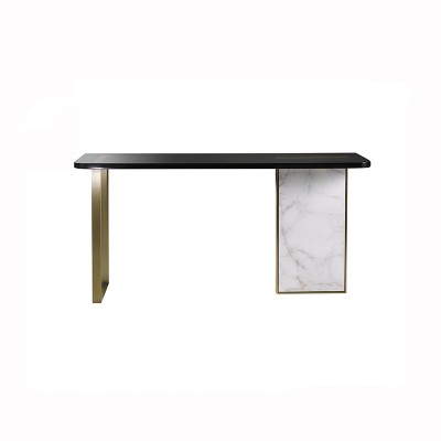 Modern simple style furniture marble stainless steel console table