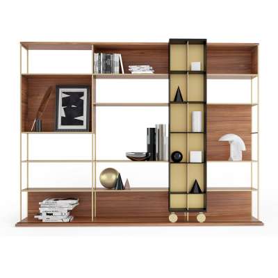 Wooden bookcases office furniture simple design living room furniture