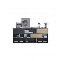 Modern design wooden bookshelf  living room furniture office furniture