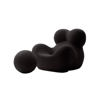 Modern living room furniture velvet lazy sofa ball chair